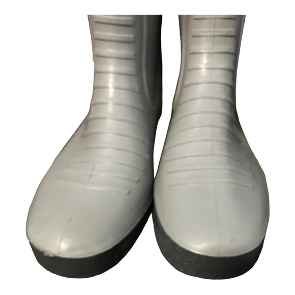OKESPOR Spike Snow Boots Grey Plaid Top Lining Size Fuzzy 12.5 US 46 Eur main image 4